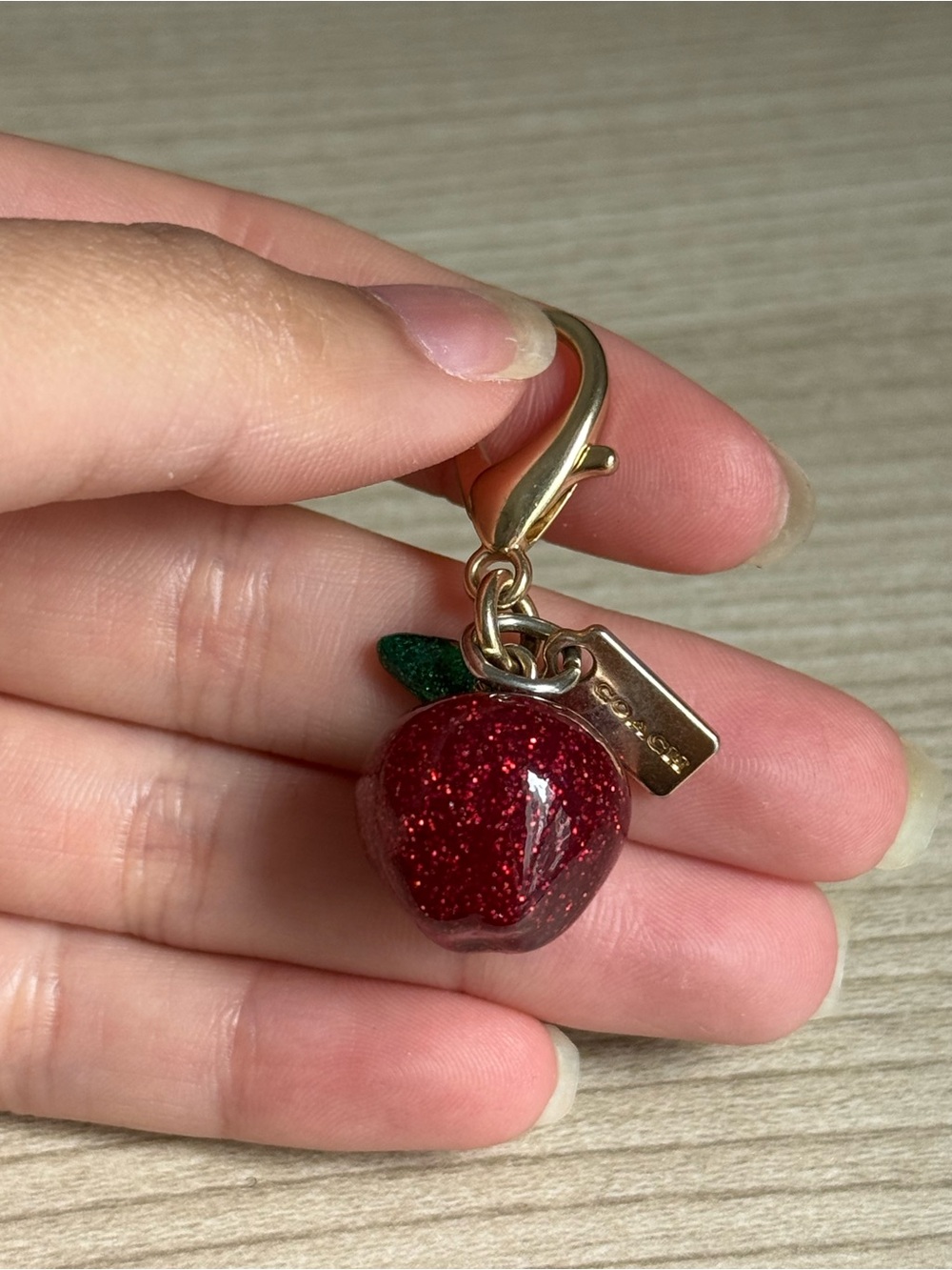 Coach Vintage Apple Charm